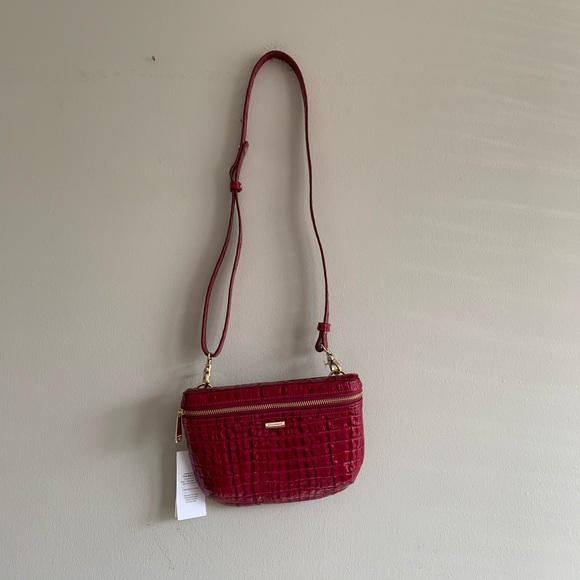 Brahmin Belt bag Fuschia La Scala Pink Croc - Picture 10 of 16